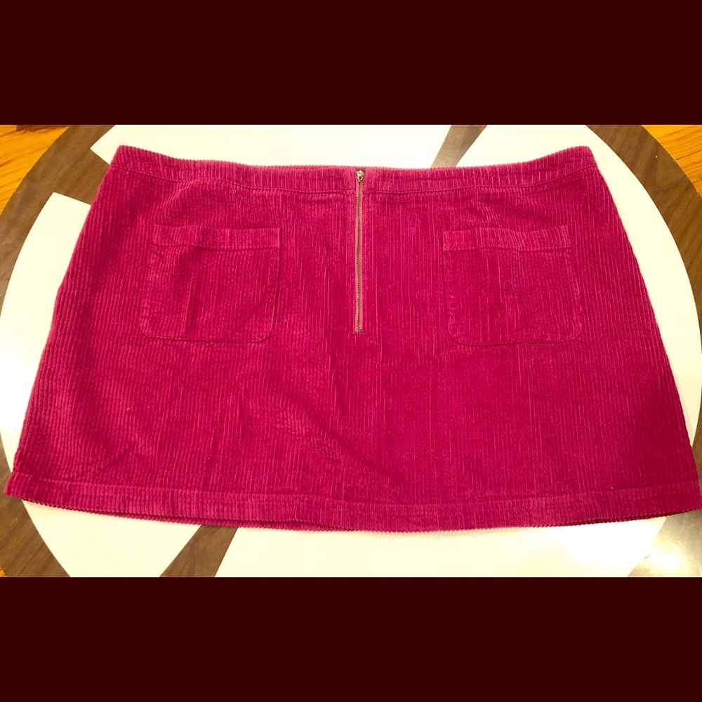 Wild Fable Corduroy Pink Mini Skirt